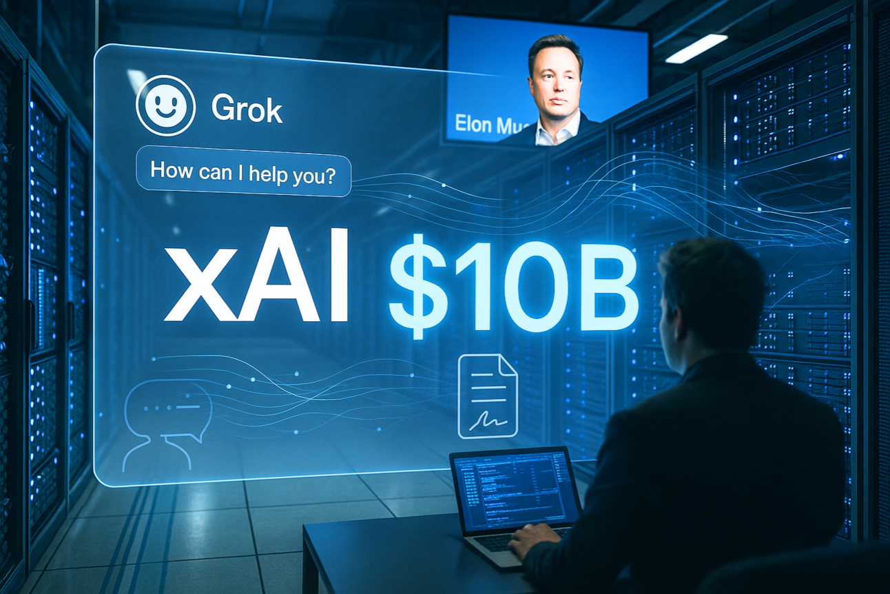 埃隆·马斯克（Elon Musk）的Xai筹集了100亿美元与Openai和人类竞争