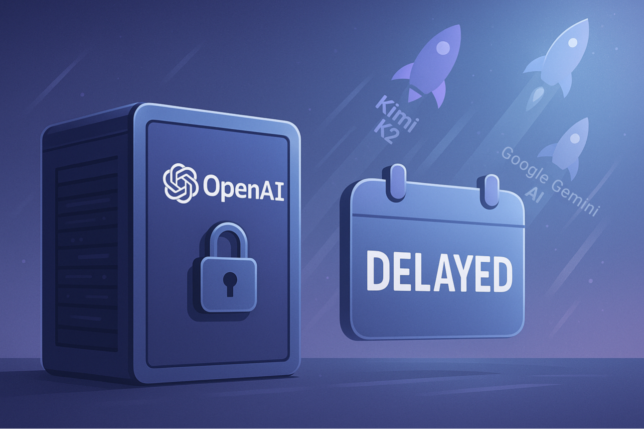 Openai延迟发布其开放AI模型 – 同时