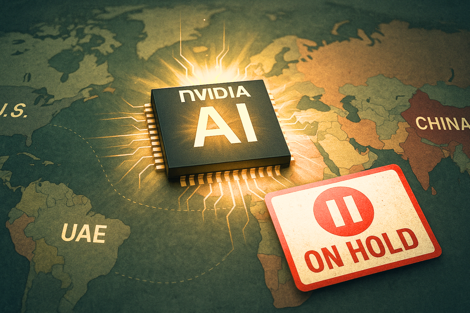 据报道，阿联酋的NVIDIA AI CHIP交易被搁置