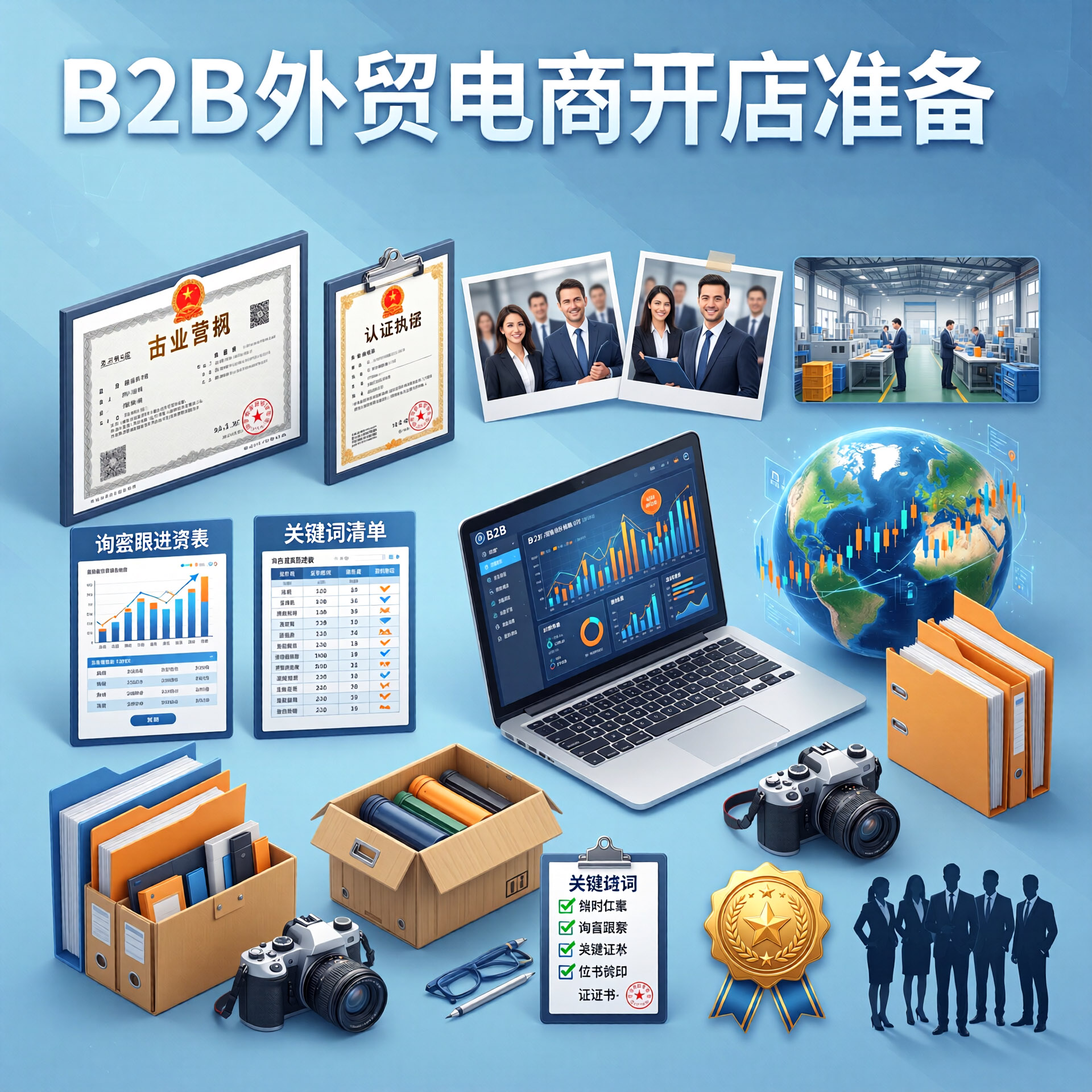 开店之前，你准备好了吗？— 外贸平台店铺上线前素材与资料准备完全指南